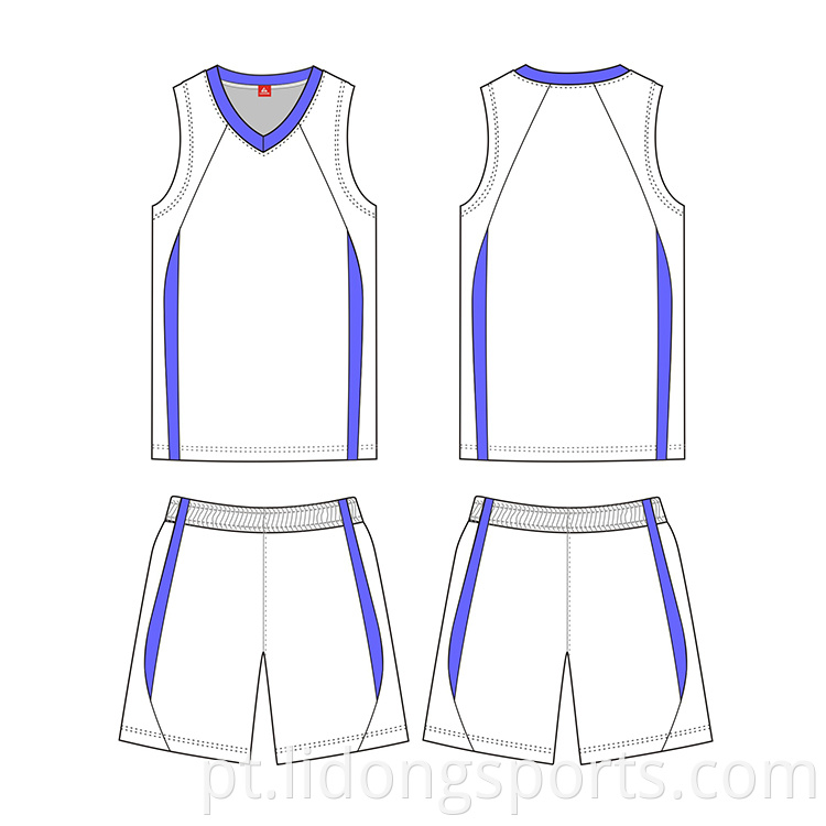Design de uniforme de basquete em malha de impressão